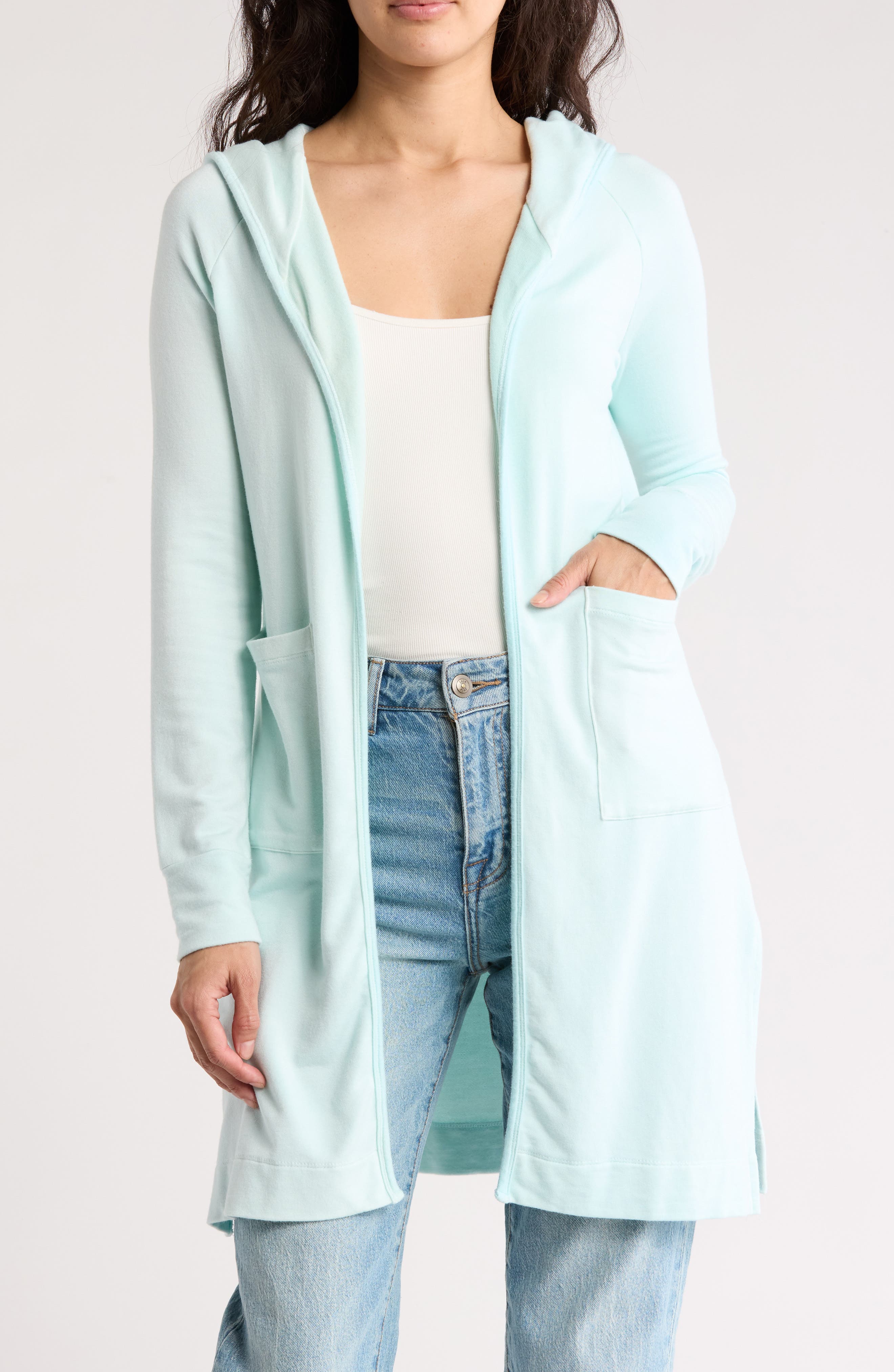 Wrap Front Hooded Cardigan - image 5