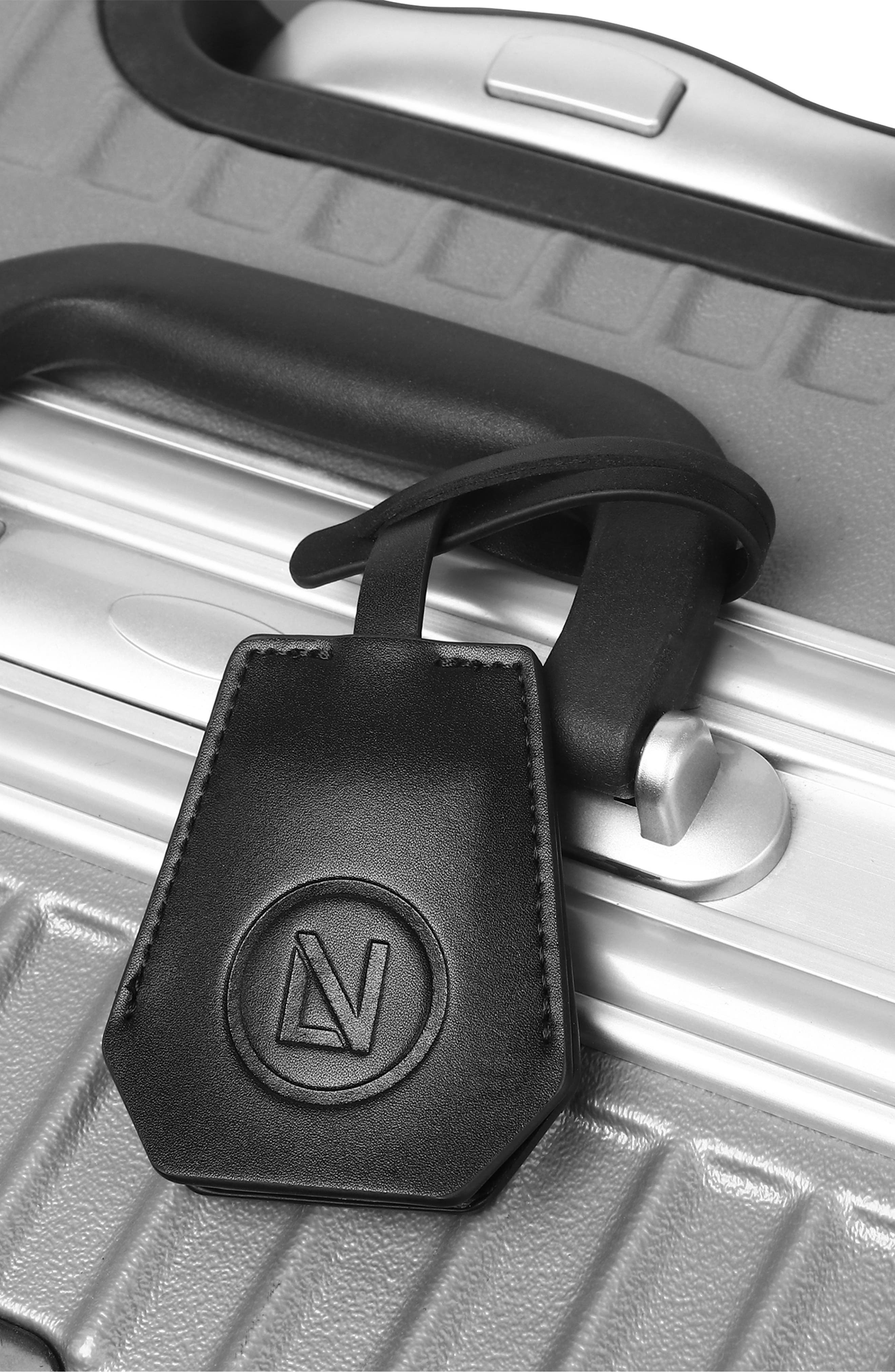 Lux and Nyx Words of Affirmation Luggage Tag, Alternate, color, Black