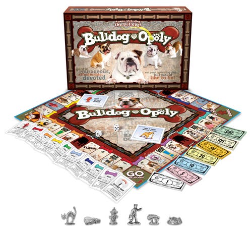 Late for the Sky Bulldogopoly Monopoly Board Game in Multicolored  product