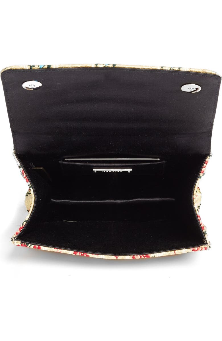 Miu Miu 'Evening' Floral Mogador Shoulder Bag, Alternate, color,
