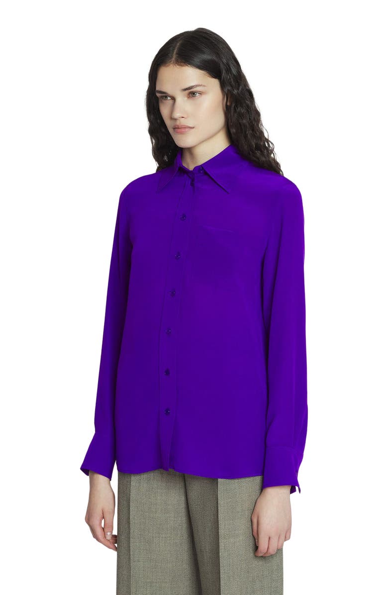 Lanvin STRAIGHT SILK SHIRT, Alternate, color, 
