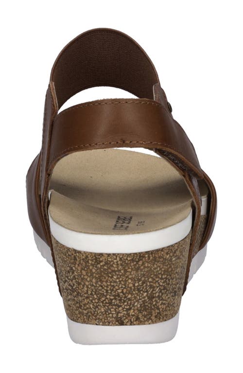 Josef Seibel Quinn Platform Wedge Sandal In Brown