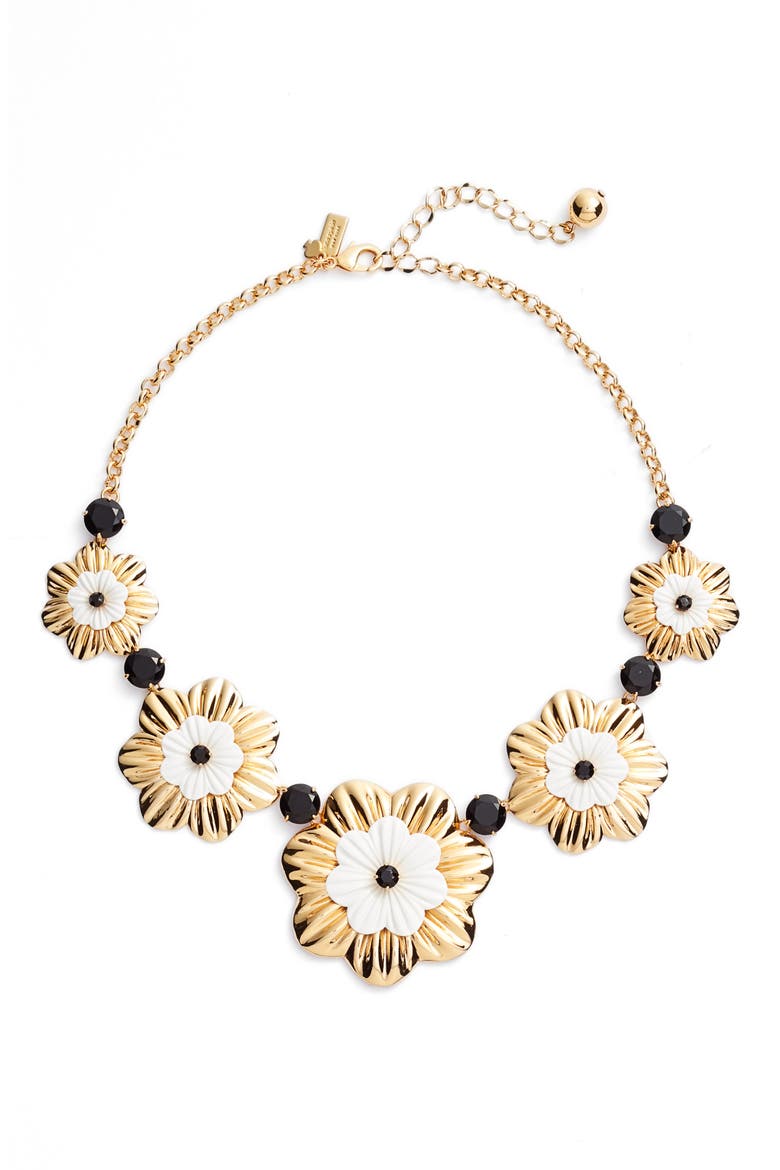 posy grove collar necklace, Main, color, NEUTRAL MULTI