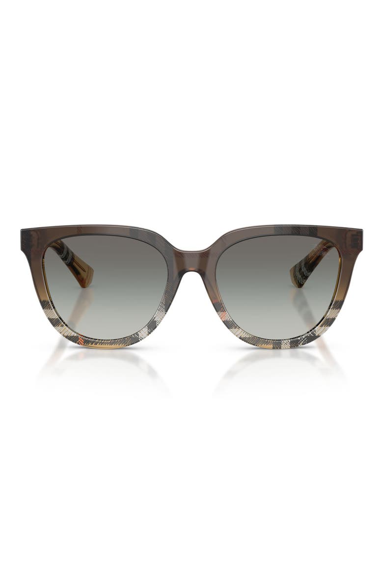 53mm Phantos Sunglasses, Main, color, CHECK GRADIENT SAND / GREY