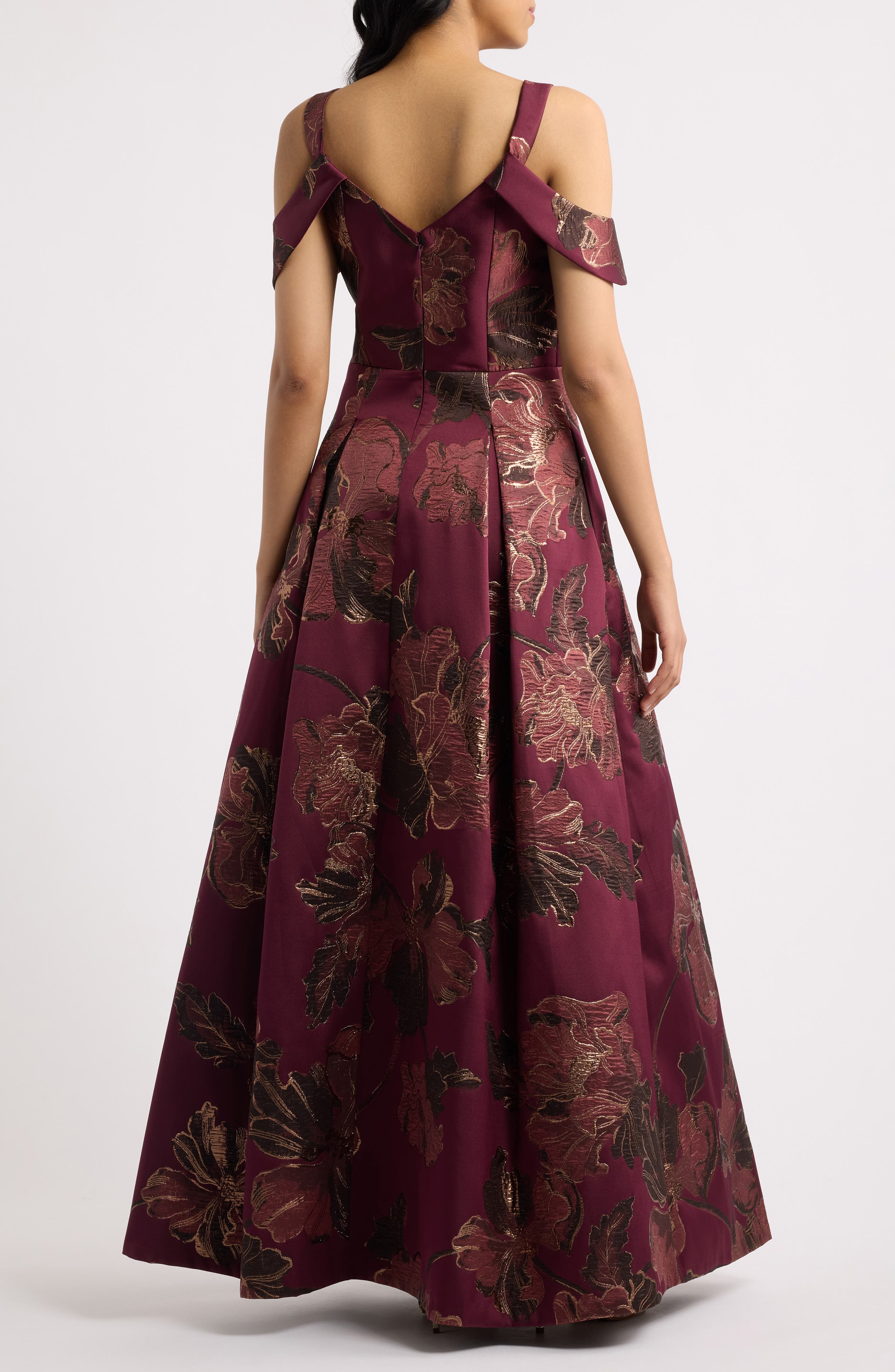 Eliza J Cold Shoulder Gown (Women) | Nordstrom