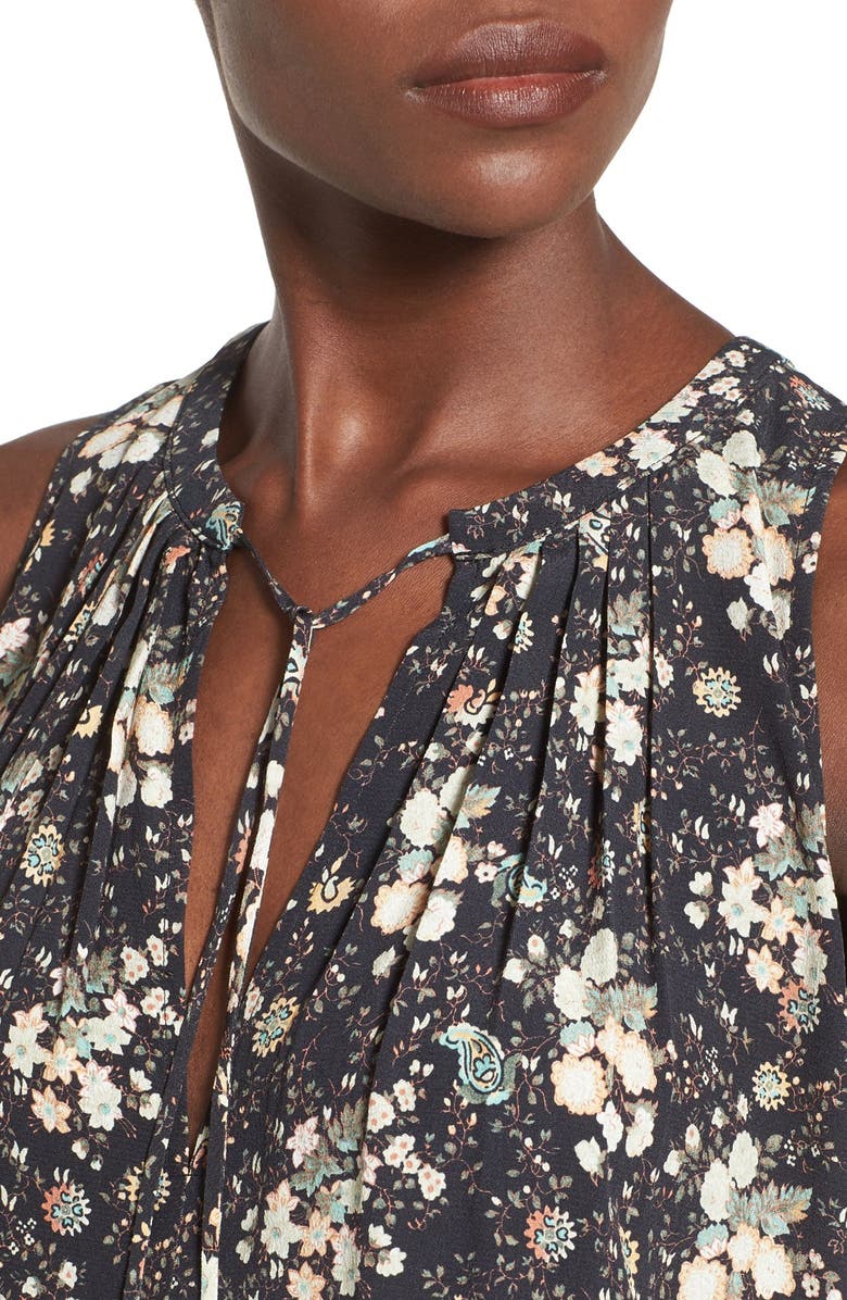 WAYF Tassel Front Henley Tank, Alternate, color,