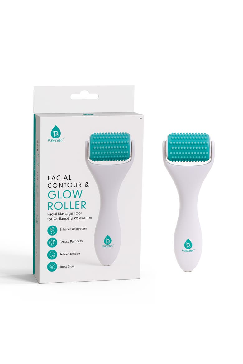 Facial Contour & Glow Roller - Revitalize, Refresh & Radiate, Main, color, White