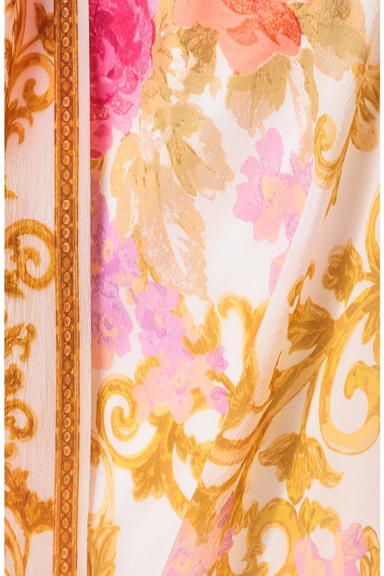 Floral Puff Sleeve Shirtdress, Alternate, color, IVORY FLORAL