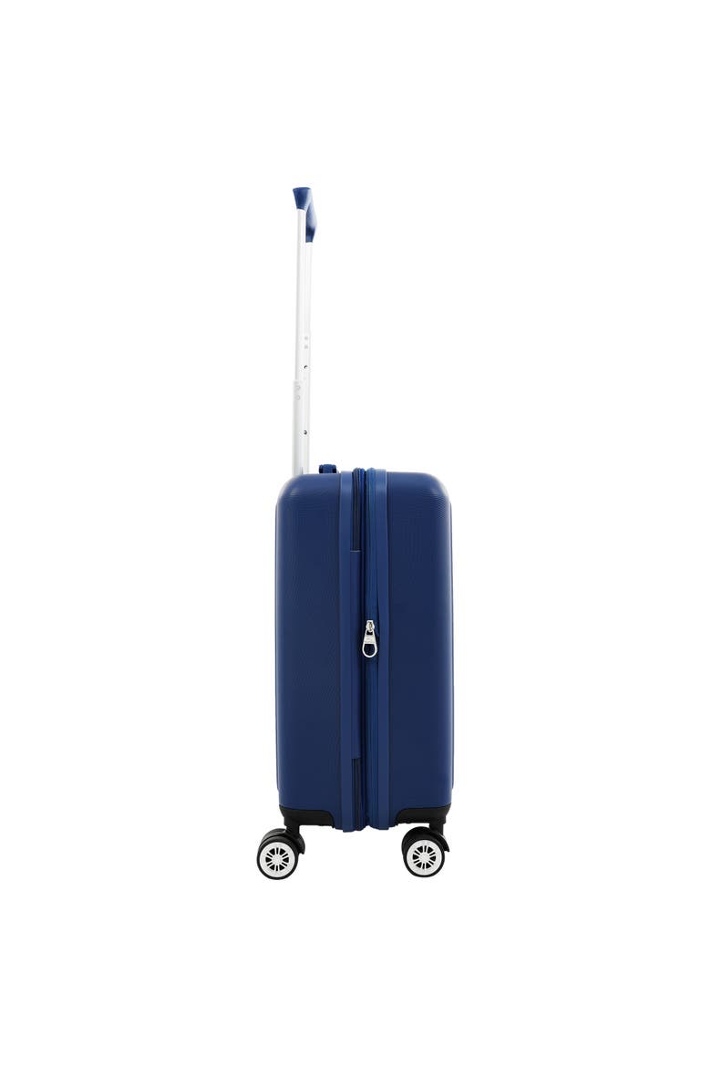 21.5" Carry-On Hardside Spinner Luggage with 3D Pineapple, Alternate, color, NAVY
