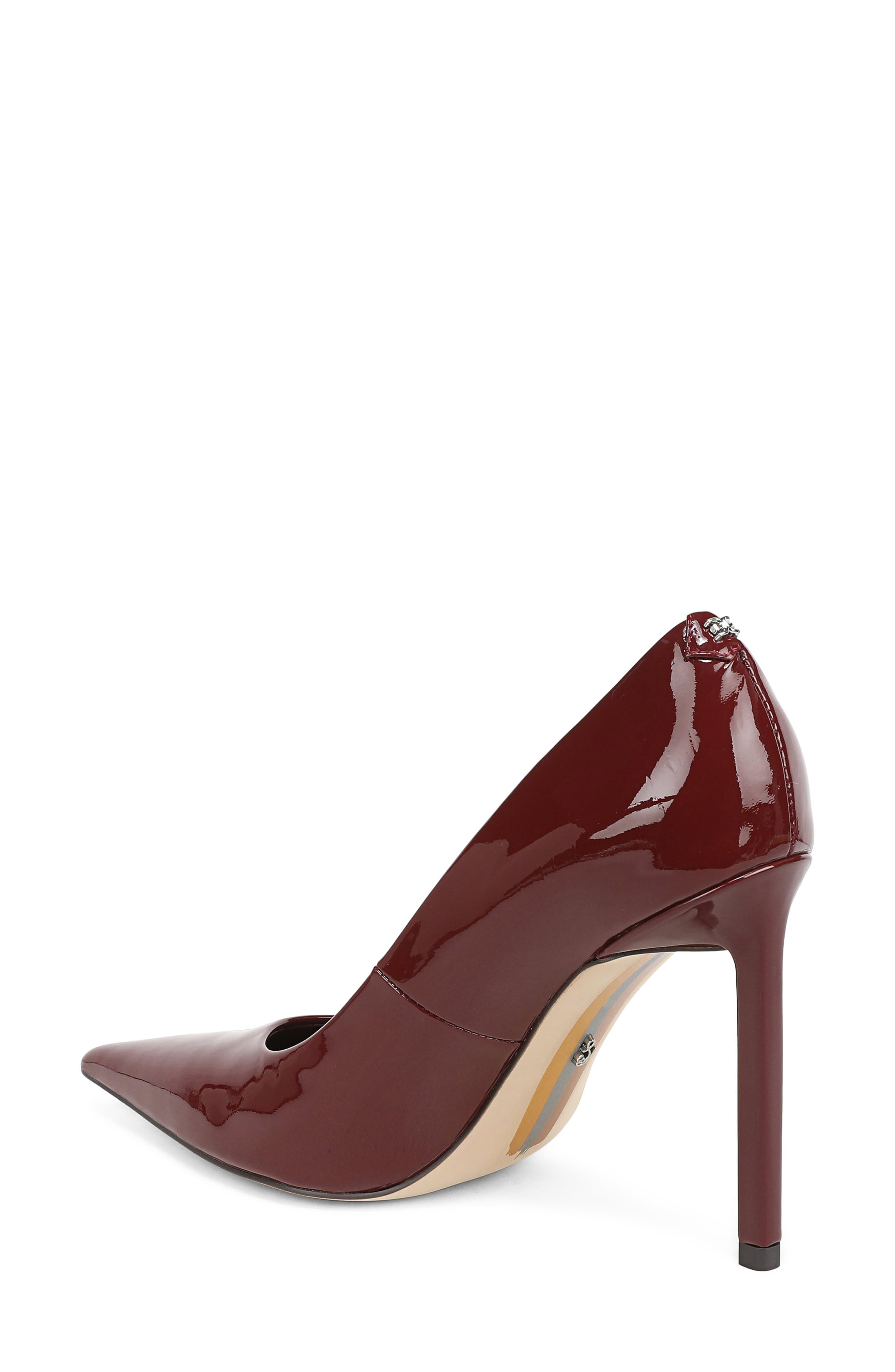 Talula Pump, Alternate, color, FRENCH MERLOT PATENT
