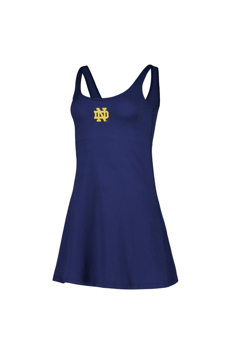 ZOOZATZ Women's ZooZatz Navy Notre Dame Fighting Irish Logo Scoop Neck Dress, Alternate, color, 