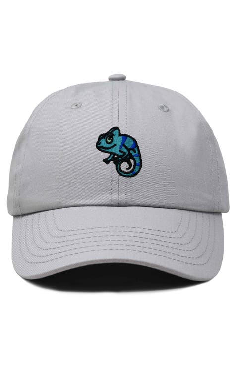 Chameleon Embroidered Dad Hat