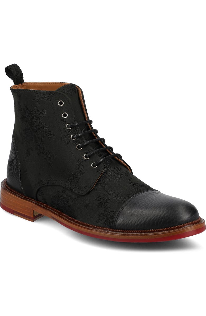 TAFT The Jack Lace-Up Cap Toe Boot, Main, color,
