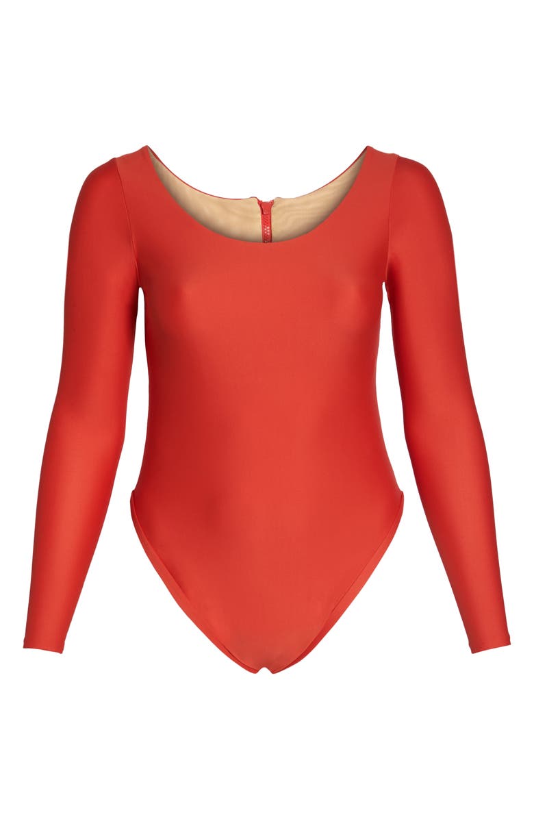 ALPINE BUTTERFLY Long Sleeve One-Piece Swimsuit, Alternate, color,