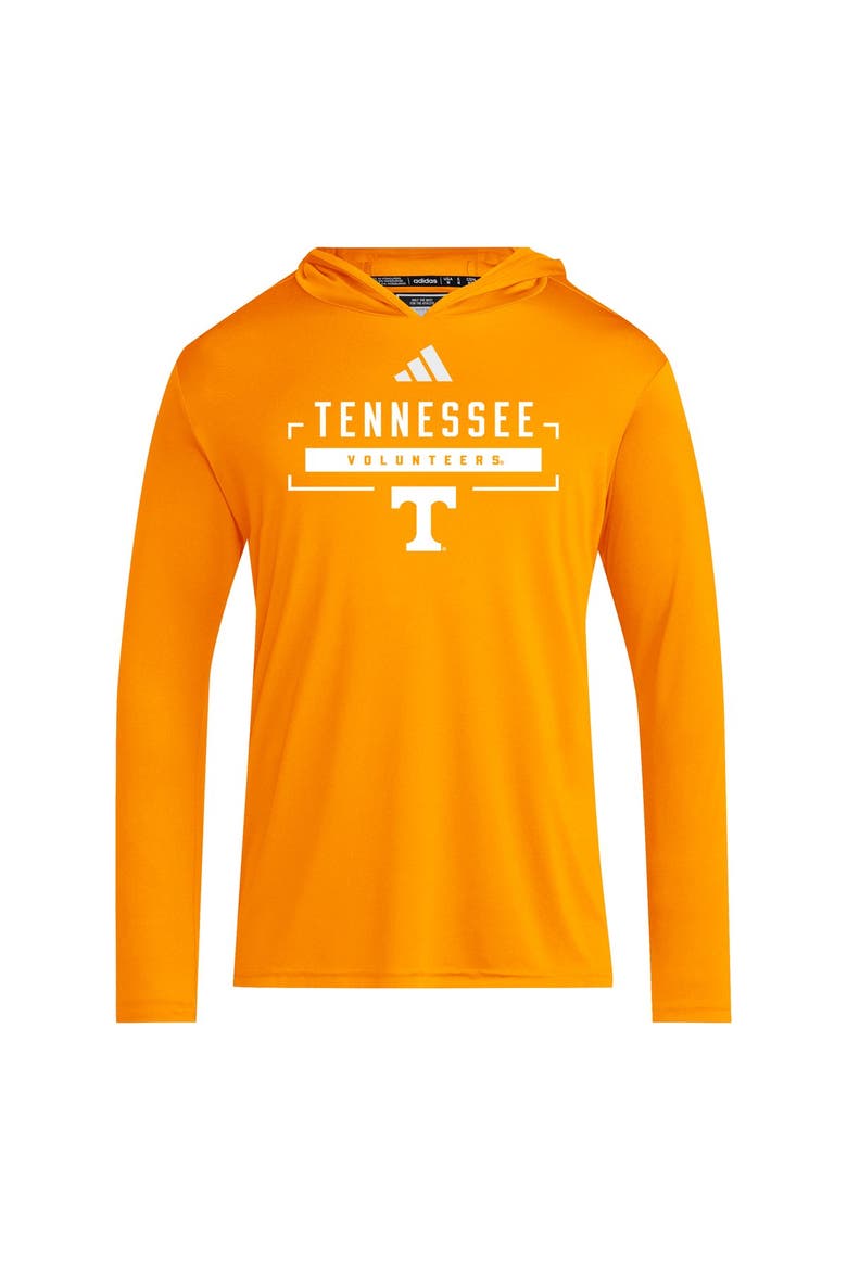 Men's adidas  Tennessee Orange Tennessee Volunteers D4T Long Sleeve Hooded T-Shirt, Alternate, color, Tennessee Orange