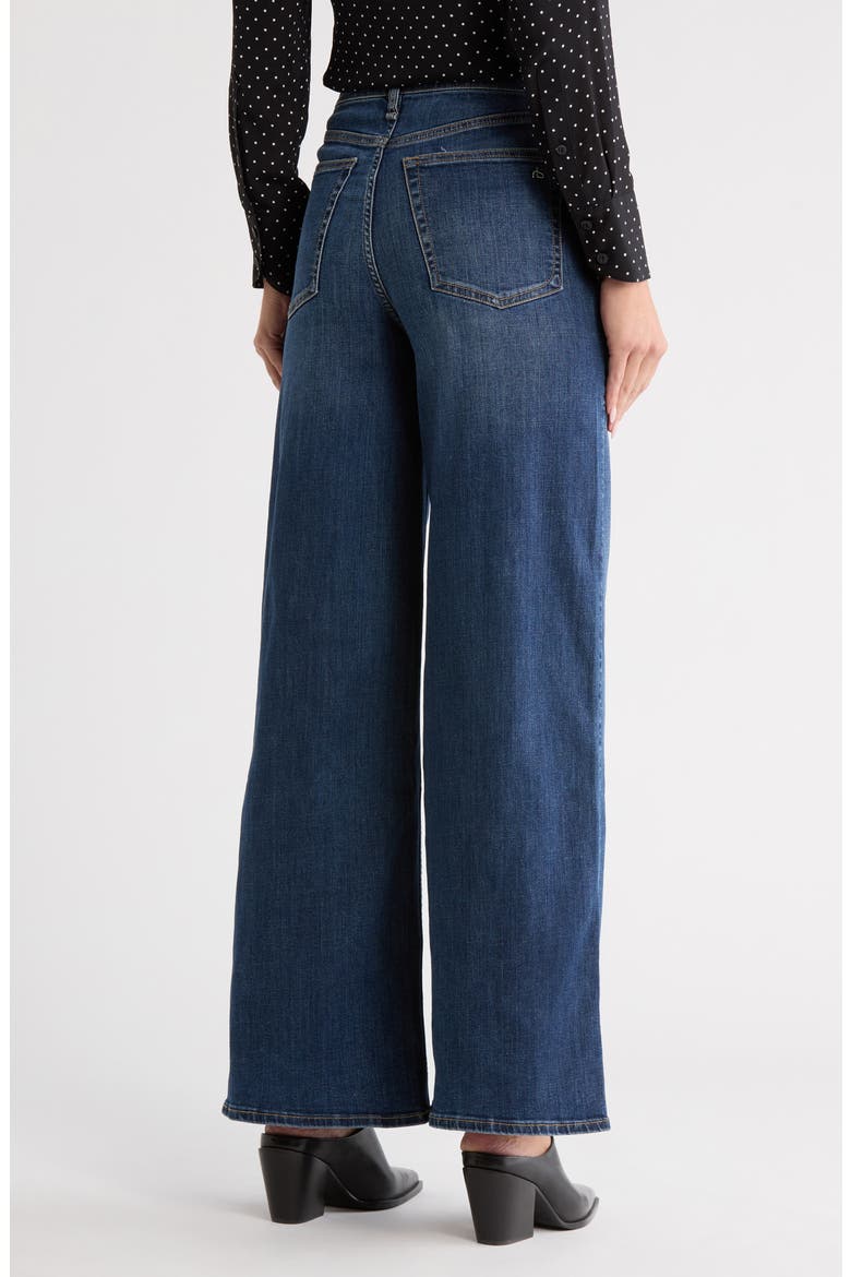 Serena High Waist Wide Leg Jeans, Alternate, color, BOGART