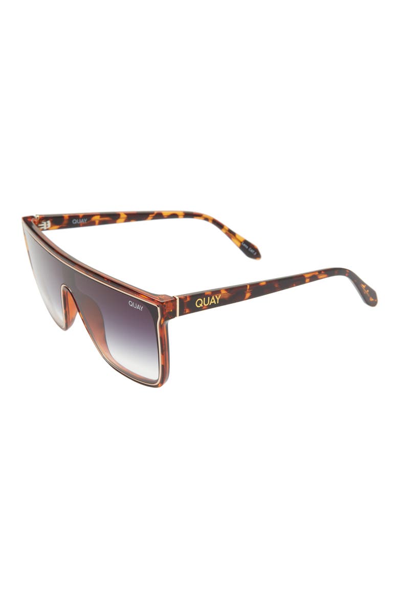 Australia x Maluma Nightfall 52mm Shield Sunglasses, Alternate, color, TORT / FADE