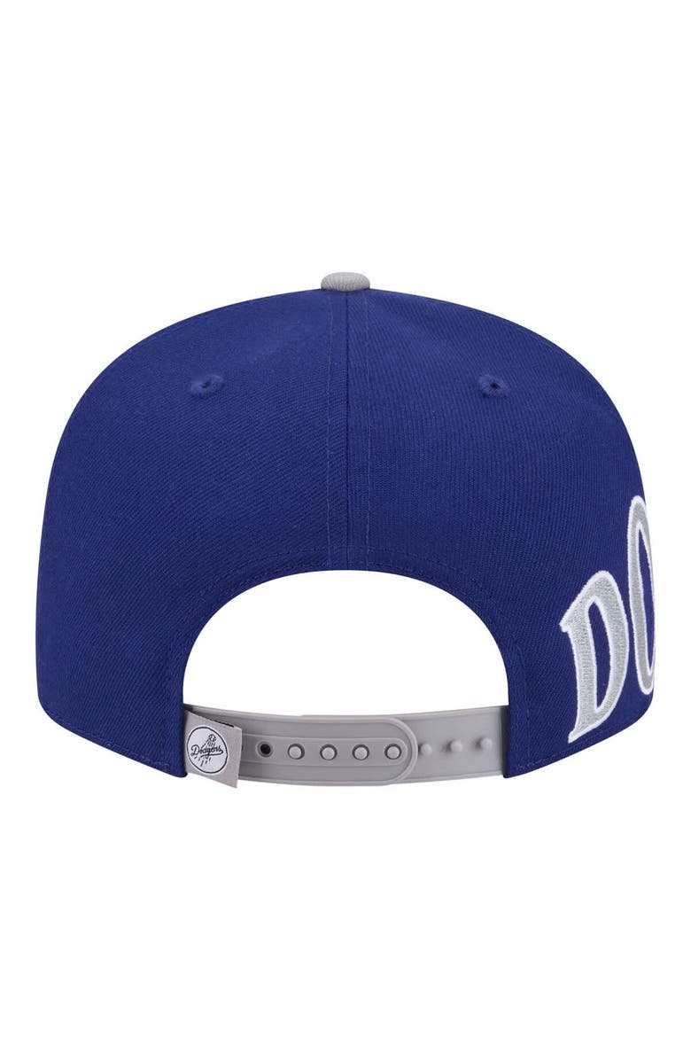 New Era Men's New Era Royal/Gray Los Angeles Dodgers Stretched Two-Tone 9FIFTY Adjustable Hat, Alternate, color, Royal