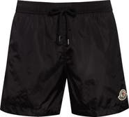 Moncler Logo Patch Swim Trunks