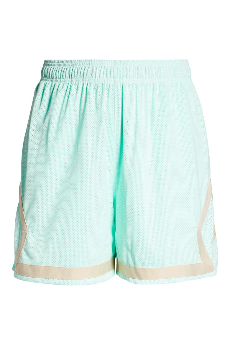 Women's Heritage Diamond Shorts, Alternate, color, MINT FOAM/ SAND DRIFT