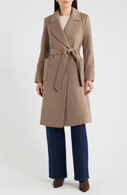 Lauren Ralph Lauren Wool Blend Wrap Coat
