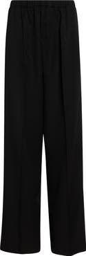 Bottega Veneta Wool Grain de Poudre Wide Leg Pants