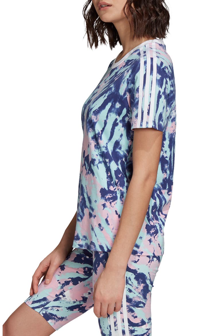 Tie Dye T-Shirt, Alternate, color, MULTICOLOR/BLUE/PINK/ INDIGO