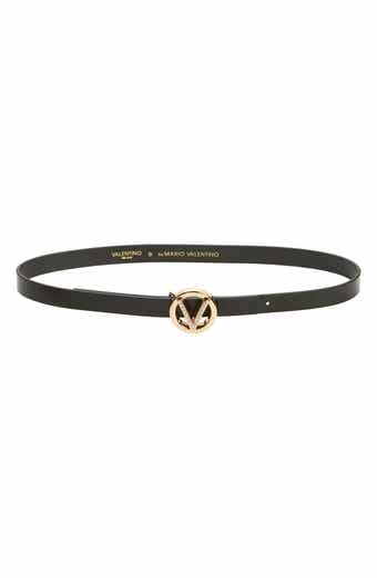 Valentino by Mario Valentino Mati レザーベルト VALENTINO BY MARIO VALENTINO Mati VLOGO Buckle Leather Belt