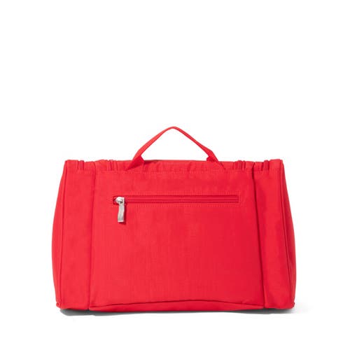 Baggallini Travel Toiletry Kit Cosmetic Bag In Red