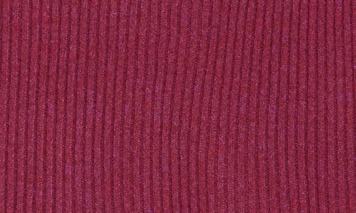 Halogen ® Mock Neck Sleeveless Rib Top In Purple