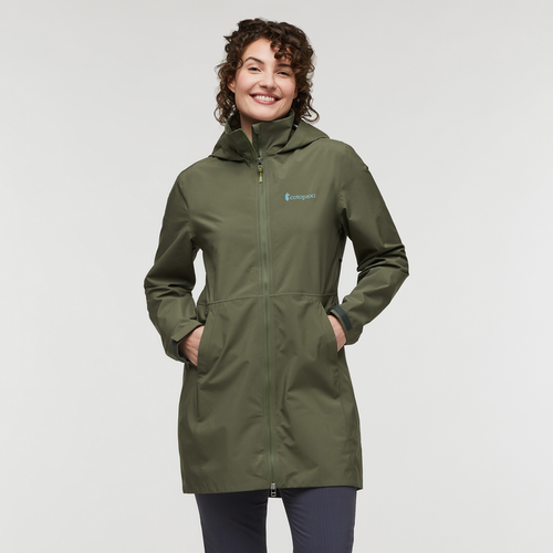 Cotopaxi Cielo Rain Trench In Green