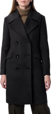 Bernardo Double Breasted Long Coat