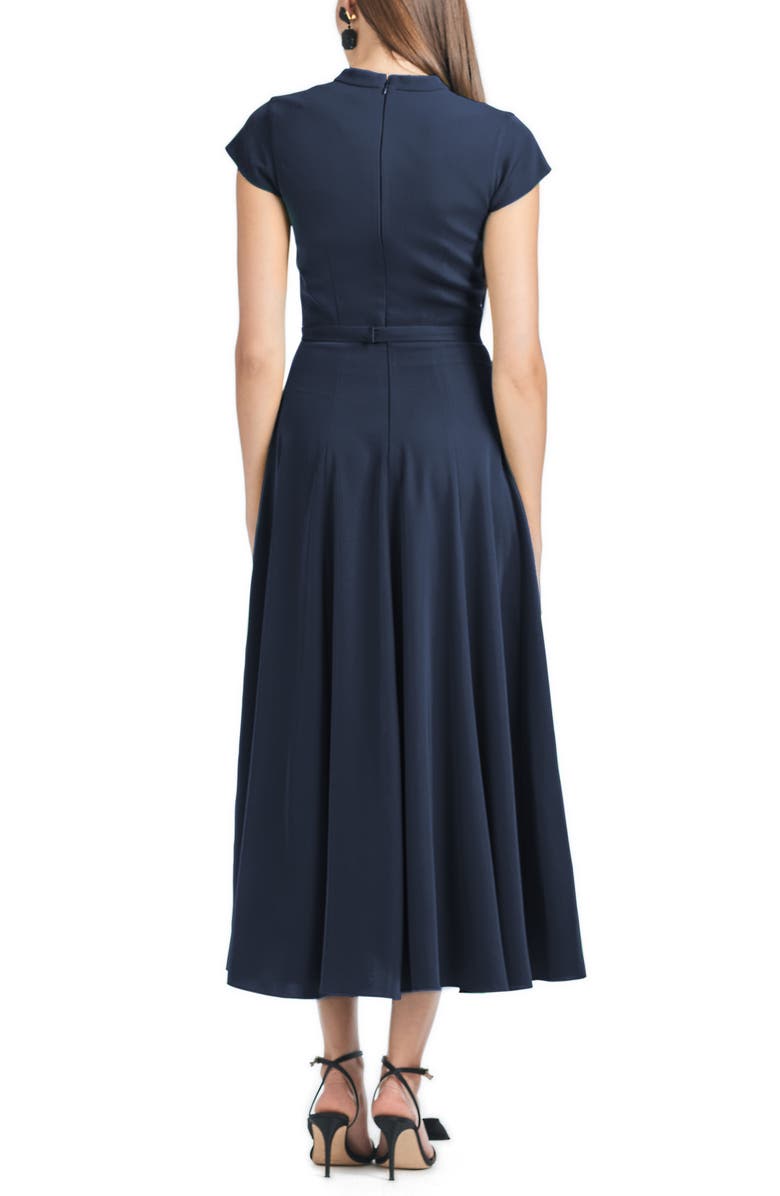 Sachin & Babi Marian Fit & Flare Midi Cocktail Dress, Alternate, color, Midnight