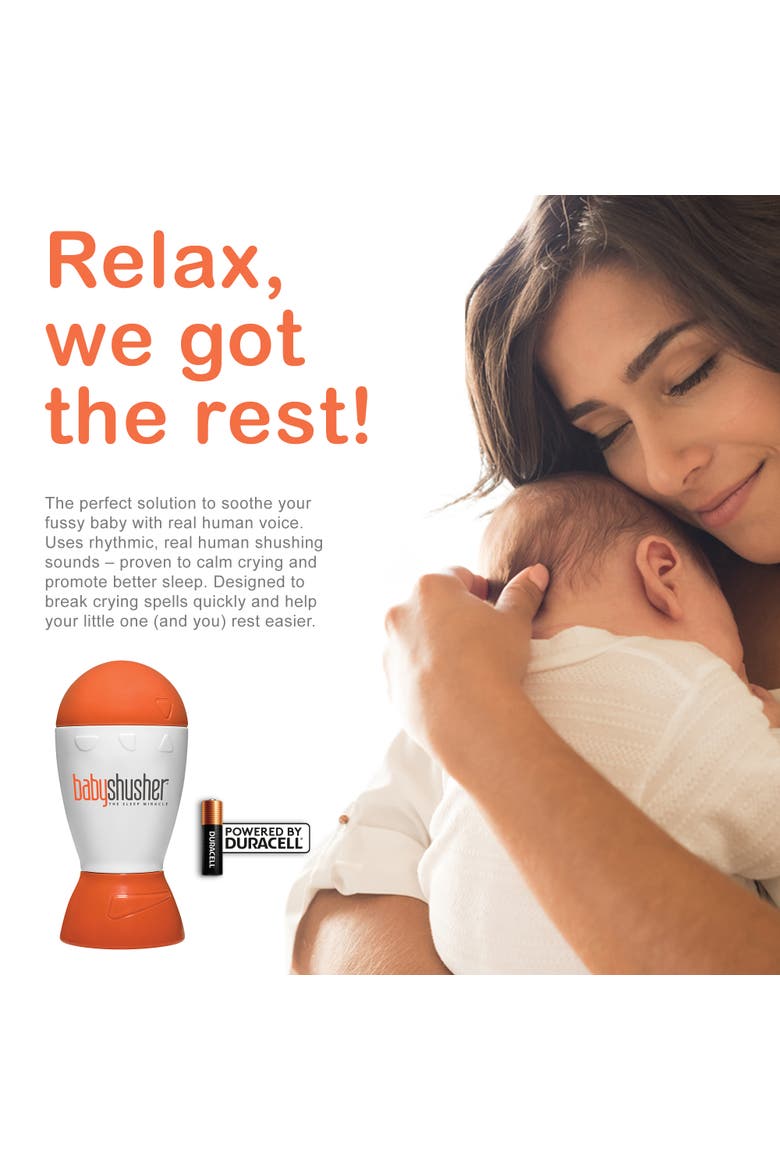Baby Shusher Collection Gift Set, Alternate, color, Orange & White