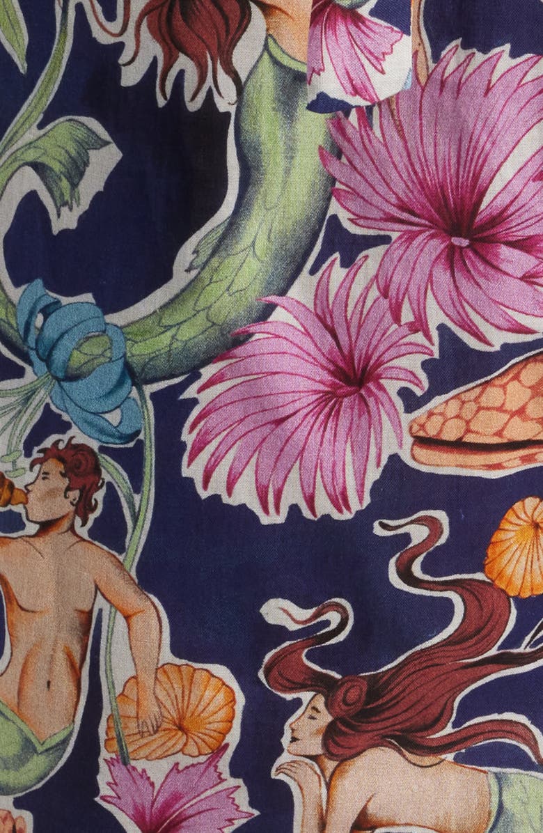 The Lazy Poet Ben Calypso Pajama Shorts, Alternate, color, Blue