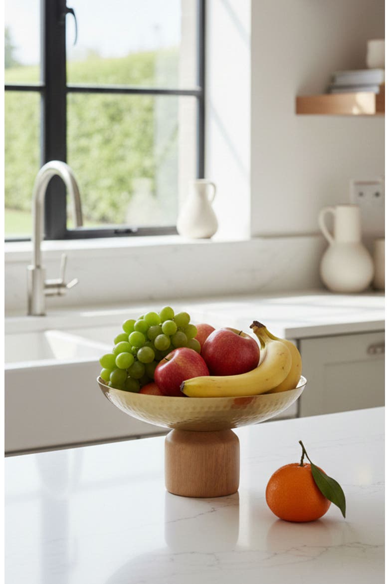 Ramsey Decor Bowl, Alternate, color, GOLD