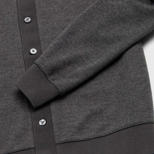 Surfside Supply Co. Wesley Polo Cardigan In Gray