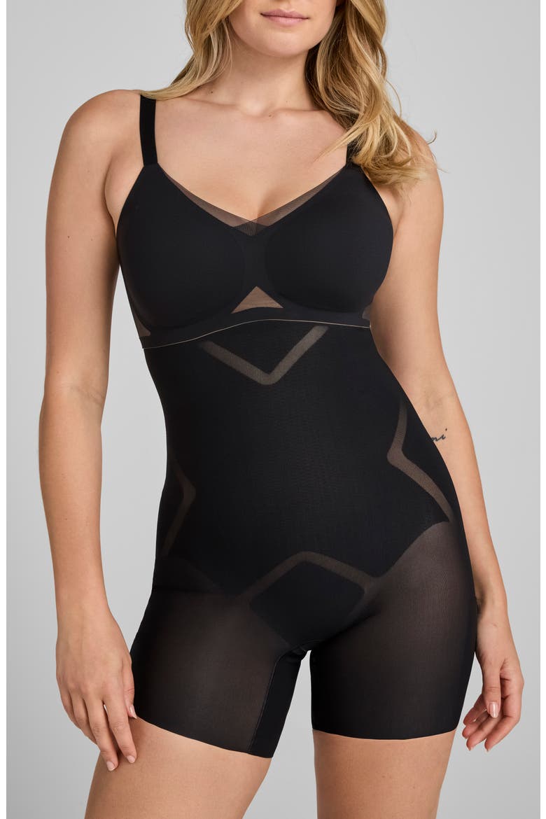 MeshSculpt High Waist Shaper Shorts, Main, color, VAMP