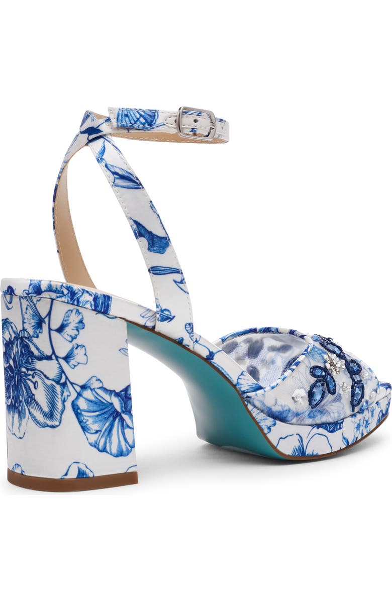 Betsey Johnson Brody Ankle Strap Platform Sandal, Alternate, color,