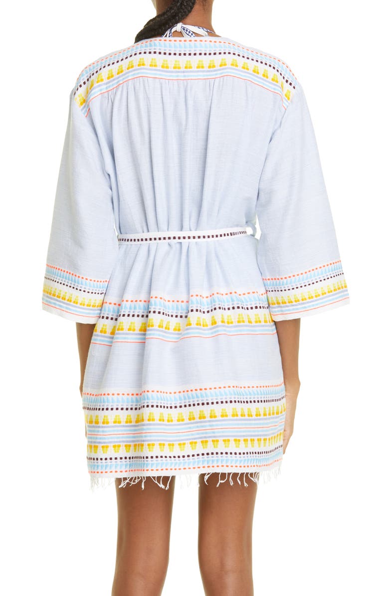 lemlem Kiteli Short Cover-Up Robe, Alternate, color,