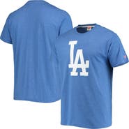 Homage Men's Homage Royal Los Angeles Dodgers Hand-Drawn Logo Tri-Blend T-Shirt