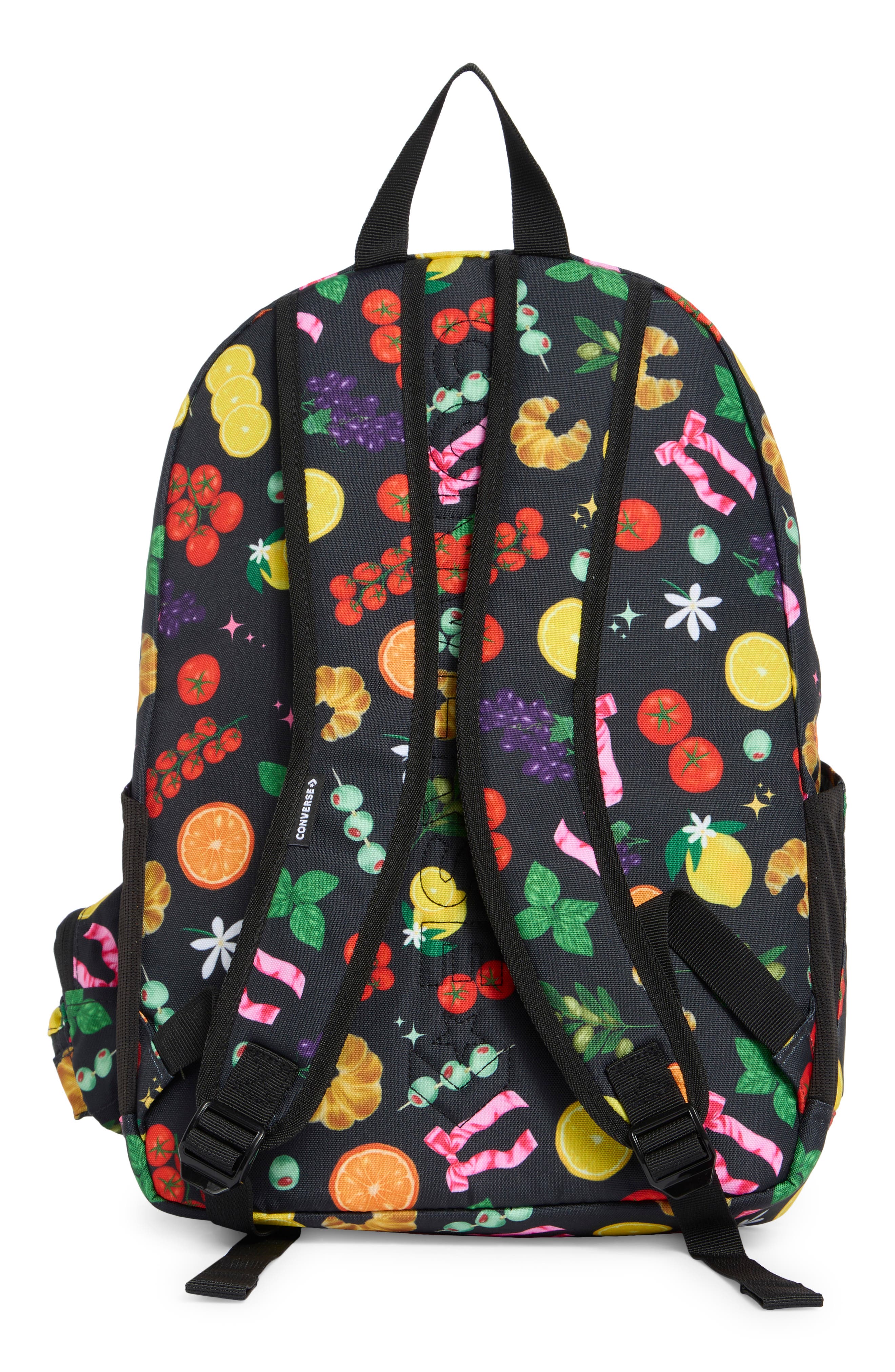 Converse Go2 Backpack, Alternate, color, Black/ Multi