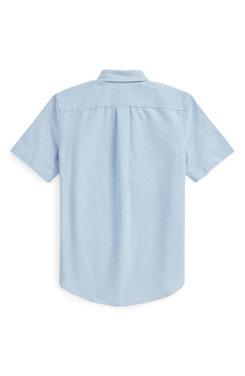 Polo Ralph Lauren Kids' Short Sleeve Button-Down Oxford Shirt, Alternate, color, 