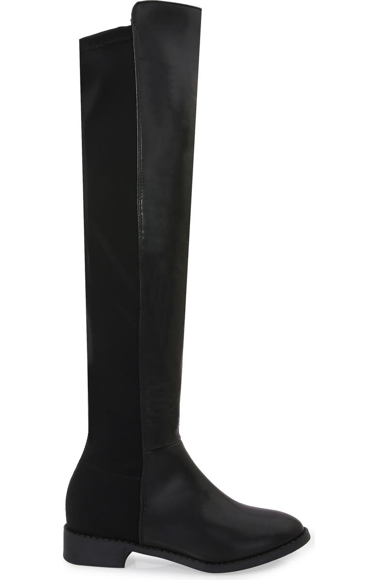 BERNESS Astrid Over the Knee Boot, Alternate, color, Astrid-Black Leather
