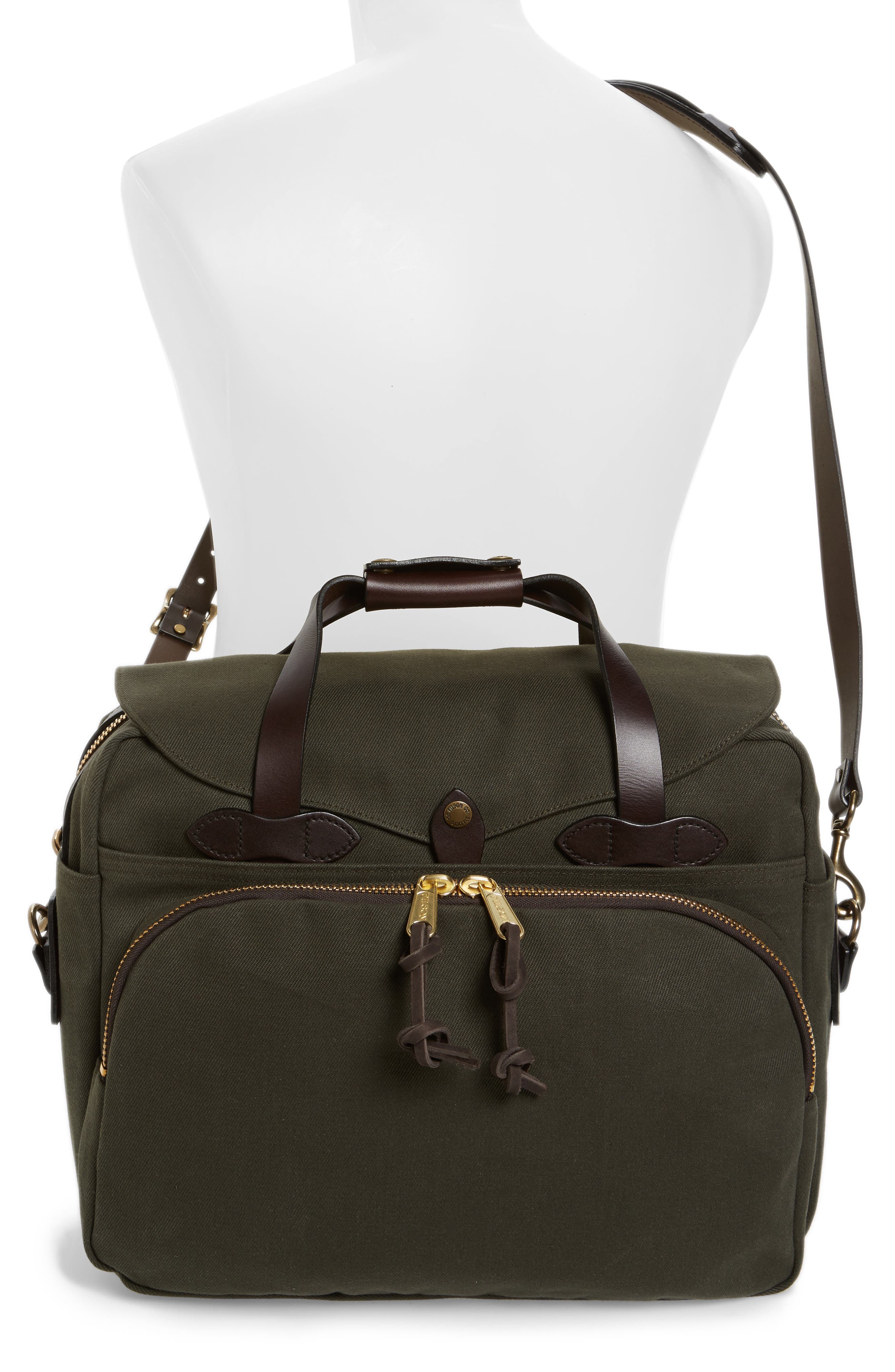 Padded Laptop Bag, Alternate, color, OTTER GREEN