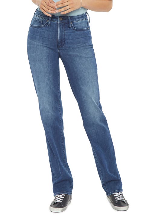 Relaxed Distressed Straight Leg Jeans (Vitality)