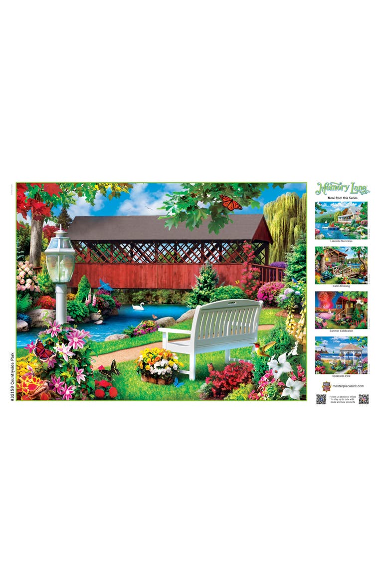 Countryside Park 300 Piece Jigsaw Puzzle, Alternate, color, Multicolor