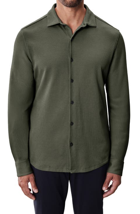 Milo Knit Button-Up Shirt