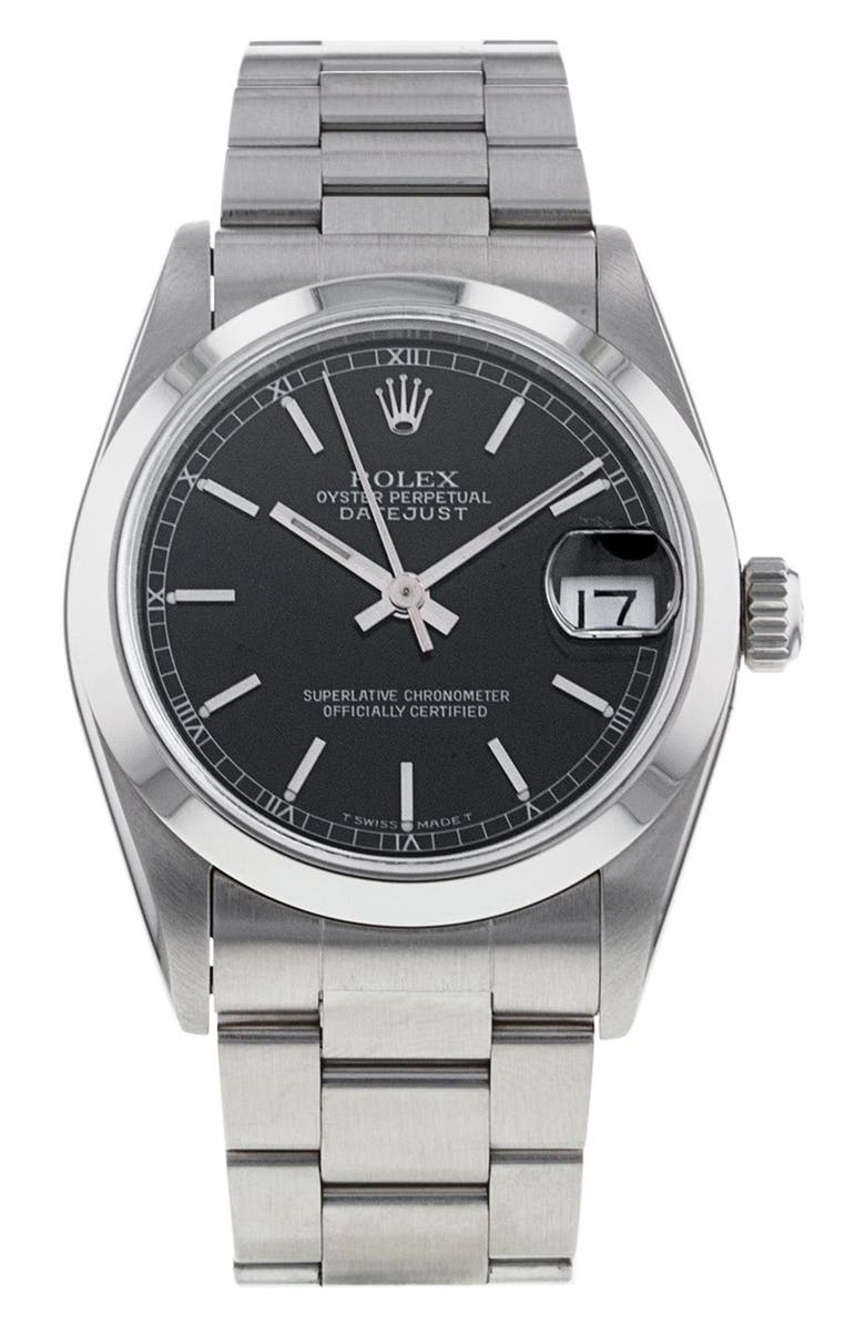 Watchfinder & Co. Rolex Preowned Oyster Perpetual Datejust Bracelet Watch, 31mm, Main, color,