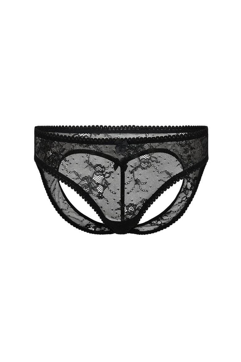 Amoura Cheeky Panties, Alternate, color, Black